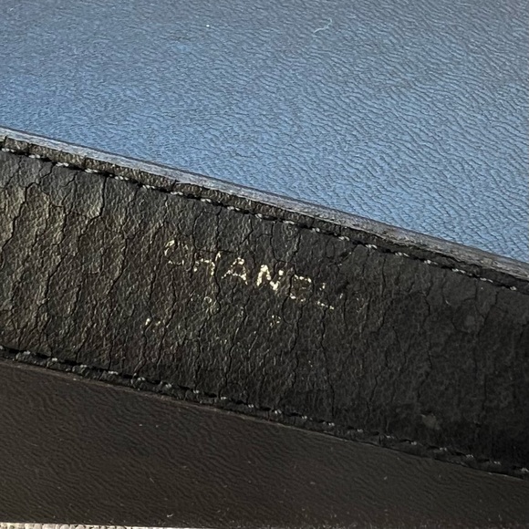 Chanel Black Leather Belt - Picture 4 of 5